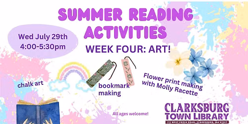 Summer Reading: Art Week!