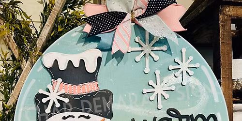 Winter sign\/ornament painting! 