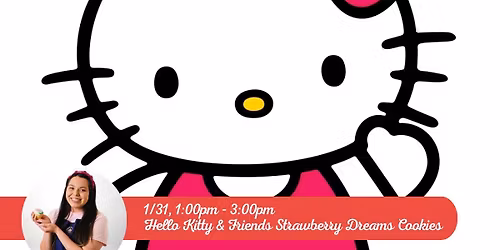 HELLO KITTY AND FRIENDS (INSPIRED) STRAWBERRY DREAMS COOKIES