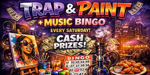 Trap & Paint + Music Bingo