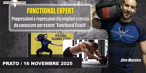 Master Functional Expert, Prato 16 Novembre 2025