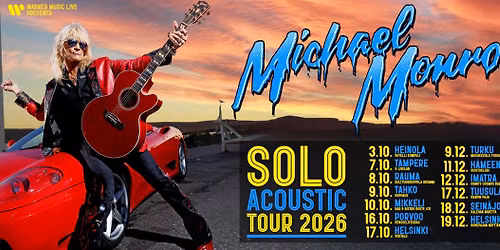 Michael Monroe Solo Acoustic Tour