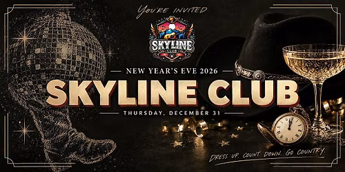 Real Country NYE 2026 Celebration at Historical Skyline Club