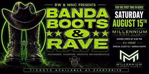 BANDA BOOTS & RAVE AT MILLENNIUM NIGHT CLUB