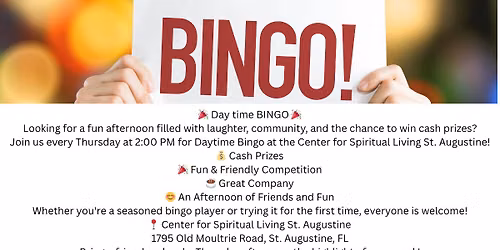 Day Time Bingo