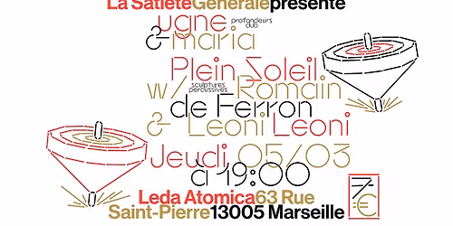 ugne&maria - Plein Soleil w\/ Romain de Ferron & Leoni Leoni x 05\/03 x Leda Atomica