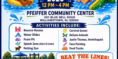 Splash Day at the Pfeiffer Center