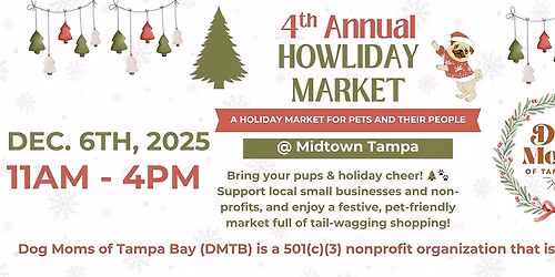 4th Annual Howliday Market | Dog Moms of Tampa Bay