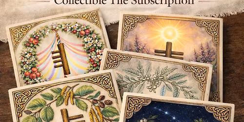 Ogham Esbat & Sabbat Tiles