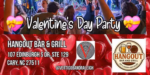 Vertigo Valentine's Day Party at Hangout Bar & Grill