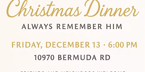 Christmas Dinner and Social