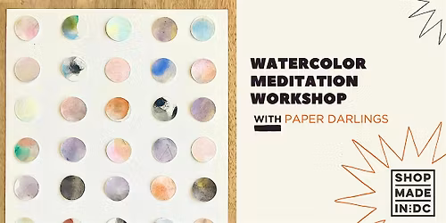 Watercolor Meditation Workshop with Paper Darlings
