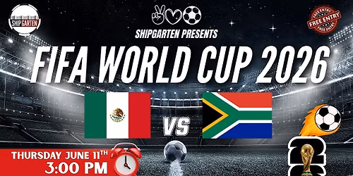 OPENING MATCH OF THE 2026 WORLD CUP | M\u00c9XICO VS SUD\u00c1FRICA