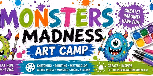 Afternoon Monsters art Camp