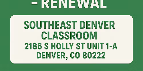 Colorado Concealed Handgun Course - Renewal - Denver