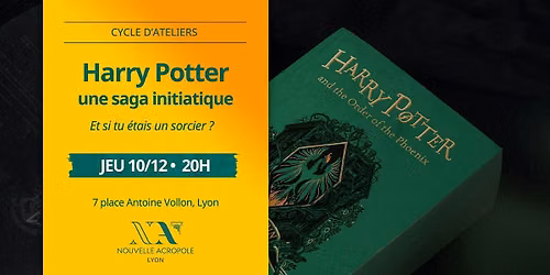 Conf\u00e9rence |  Harry Potter, une saga initiatique