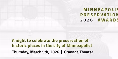 2026 Minneapolis Preservation Awards