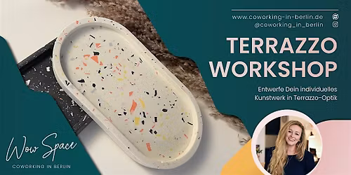 Terrazzo Schmuckst\u00fcck Workshop - verschiedene Formen