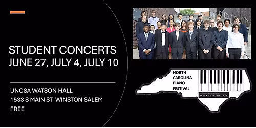North Carolina Piano Festival  Student Concert 2