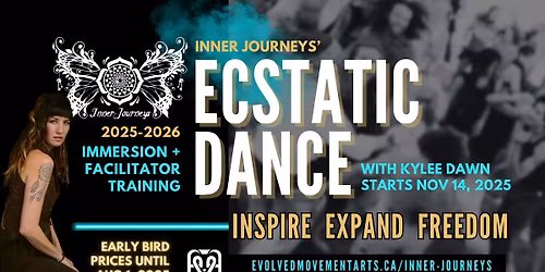 Inner Journeys Ecstatic Dance Facilitator Training 2025 - 2026