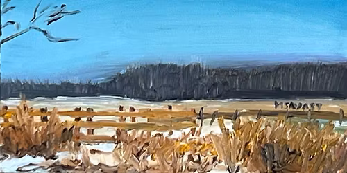 Cocktails and Canvas: Snowy Farm Field with Michelle Savas Thompson