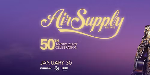 Air Supply Dubai Tickets