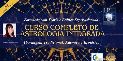 Novidade: Curso Completo de Astrologia Integrada - Tradicional, K\u00e1rmica e Esot\u00e9rica - Online 