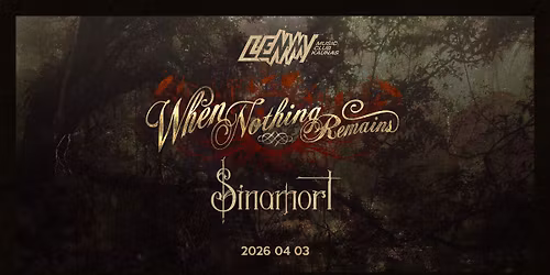 When Nothing Remains (death\/doom\/gothic metal, \u0160vedija) + Sinamort