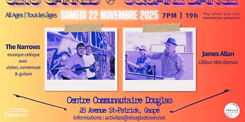 Soir\u00e9e de danse traditionnelle \/ Square dance party