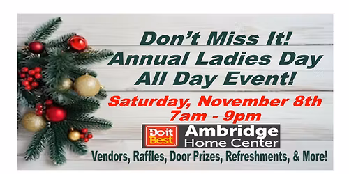 Ambridge Do It Best Ladies Day Event