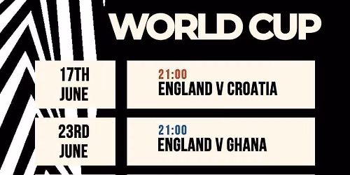 WORLD CUP @ Earl's Yard - England VS Ghana