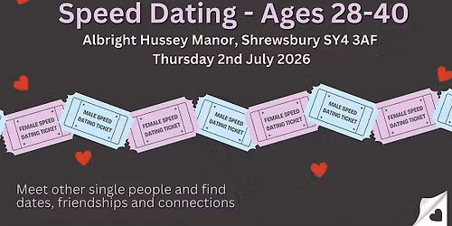 Speed Dating (28-40 year old's)