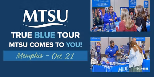 Hey Memphis! MTSU is coming to YOU!