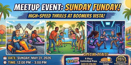 Sunday Funday: High-Speed Thrills at Boomers Vista!
