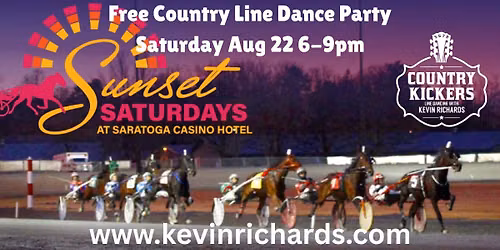 Saratoga Casino Trackside Line Dance Party 