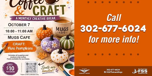 Coffee & Craft: Mini Pumpkins