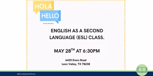 English as a Second Language (ESL) Class