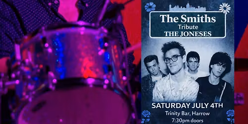 The Smiths tribute, The Joneses play at The Trinity Bar - Harrow