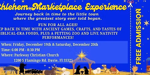 Bethlehem Marketplace Experience