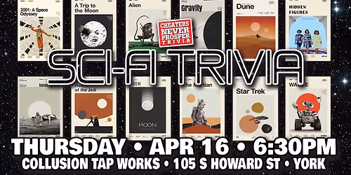 Sci-Fi Trivia at Collusion Tap works - York
