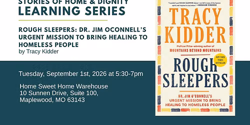 Book Discussion: Rough Sleepers by Tracy Kidder