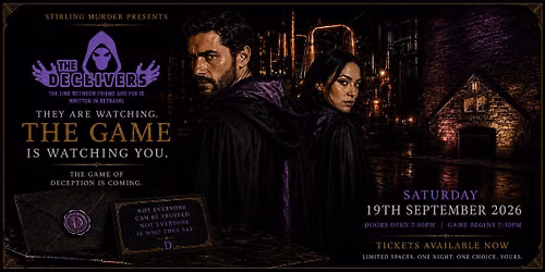The Deceivers \u2013 A Live Traitors-Style Immersive Game Night