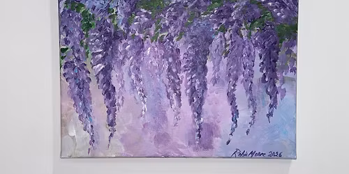 \u201cWhispering Wisteria\u201d Paint & Sip 