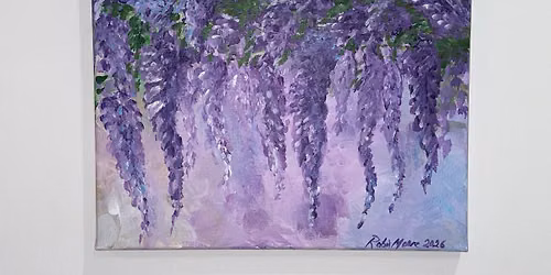 \u201cWhispering Wisteria\u201d Paint & Sip