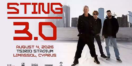 STING in CYPRUS - 04.08.2026
