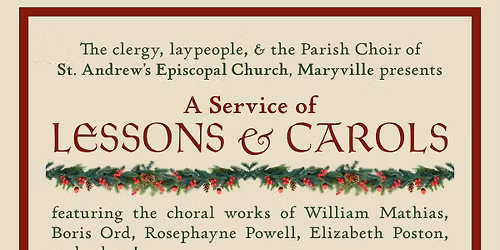 Advent Lessons & Carols