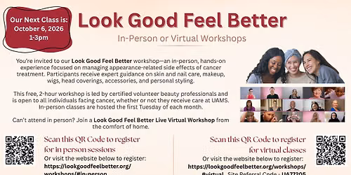 Look Good Feel Better Workshop - October 6, 2026