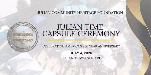 Julian Time Capsule Ceremony