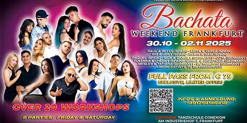 BACHATA WEEKEND FRANKFURT - From 31th. October \u2013 2th . November  2025
