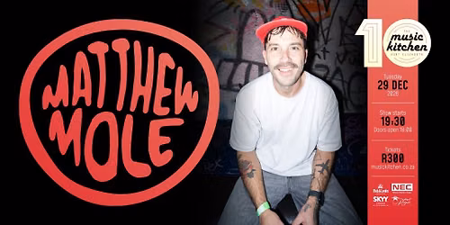Matthew Mole live at The Music Kitchen 29 Dec 2026